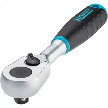 HiPer cricchetto reversibile a denti fini 863HP, 1/4 (nero/blu, angolo di rotazione 4°, bloccaggio a sfera)
