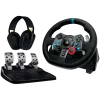 LOGITECH G29 EU + G435 nero controller gaming alluminio nero USB volante + pedale + cuffie PC