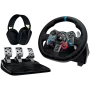 LOGITECH G29 EU + G435 nero controller gaming alluminio nero USB volante + pedale + cuffie PC