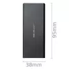 Case per SSD M.2 SATA QOLTEC 51854 USB 3.0 senza attrezzi