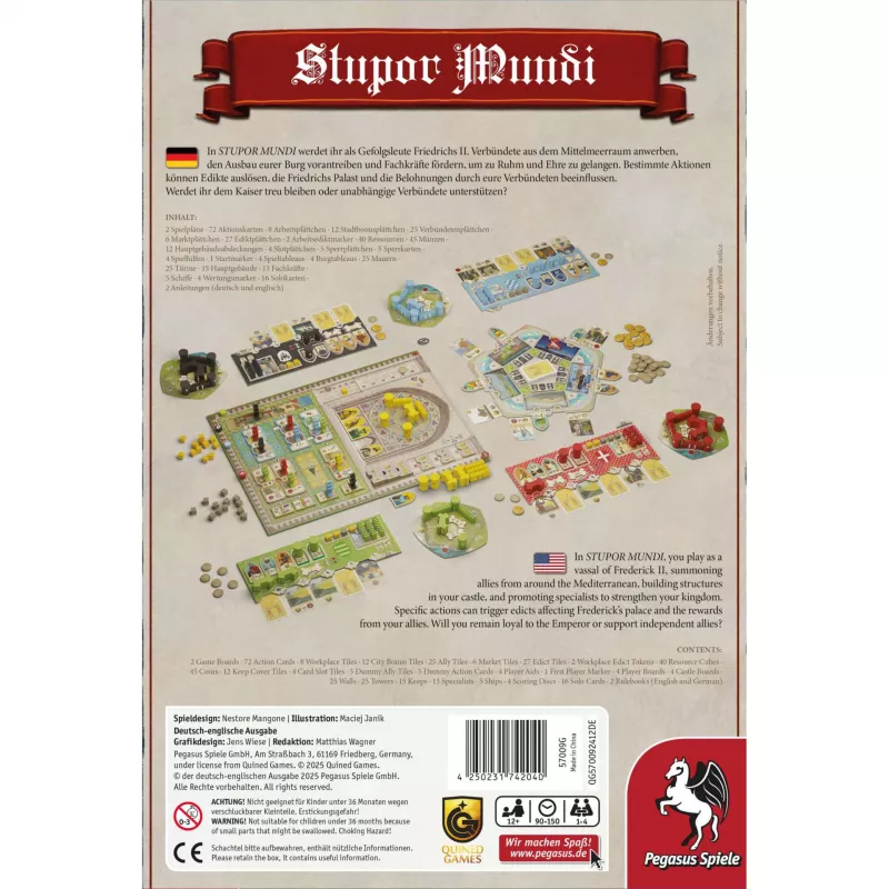Stupor Mundi, gioco da tavolo