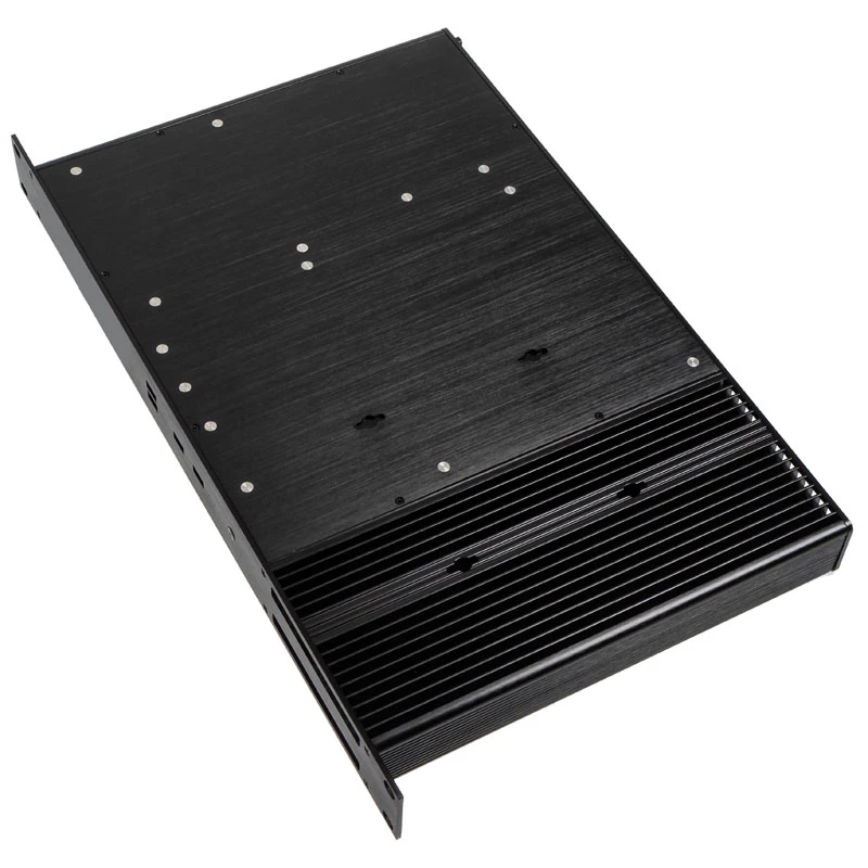 Akasa Galileo TU3 Case Thin Mini-ITX 1U rackmount, senza ventola, OEM, Nero