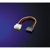 Cavo adattatore di alimentazione ROLINE 4-Pin HDD a SATA 0,15 m