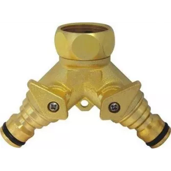 C.K G7918 Raccordo per rubinetto a 2 vie, ottone