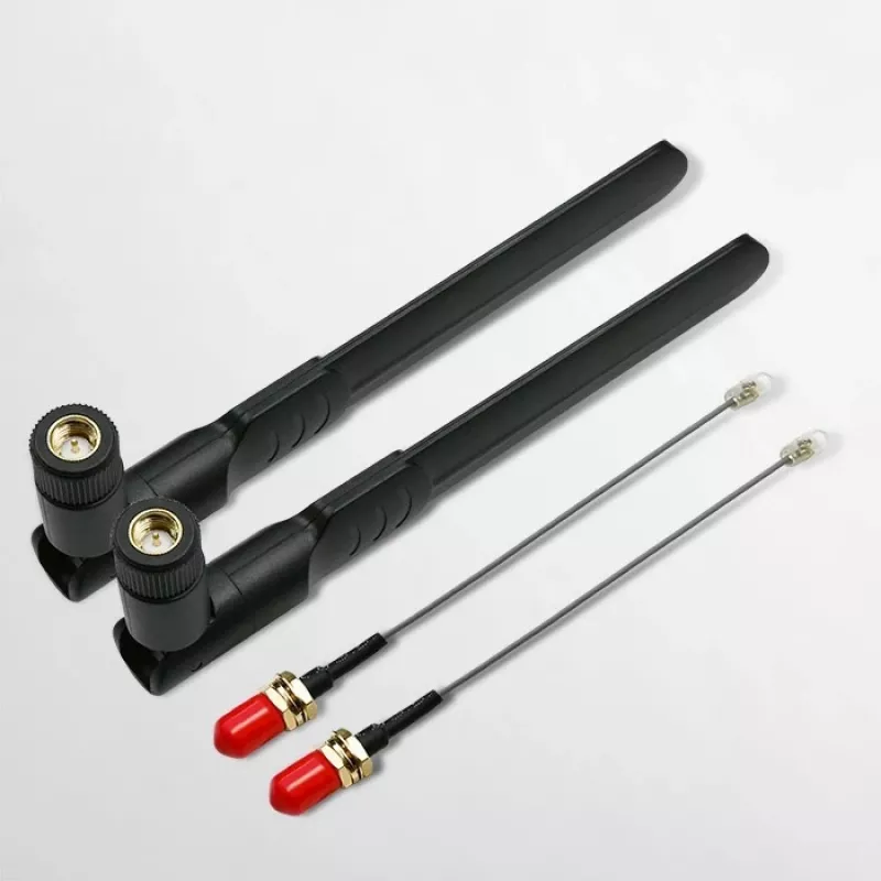 Antenna doppia 4G LTE per esterno QOLTEC 57047 5 dBi omnidirezionale
