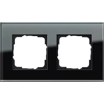 GIRA cornice 2 posti Esprit, Standard 55, System 55 nero 021205