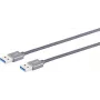 Cavo USB S/CONN 13-37150 USB 3.2 Gen 2 1,5 m grigio