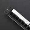 Qoltec 54516 patch panel per rack da 19 pollici, 24 porte, 1U, UTP, nero