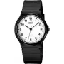 Orologio analogico CASIO MQ-24-7BLLGF — movimento al quarzo, cassa e cinturino in resina nera, impermeabile