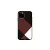 Custodia protettiva Devia per iPhone 11 Pro Max — rosso, motivo a griglia semplice