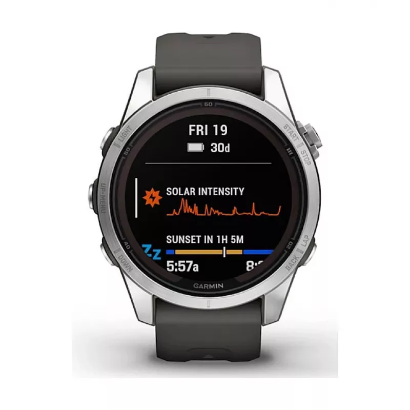 Garmin fēnix 7S Pro 3,05 cm (1,2 inch) MIP 42 mm digitale 240 x 240 pixel touchscreen argento Wi-Fi GPS (satellitare)