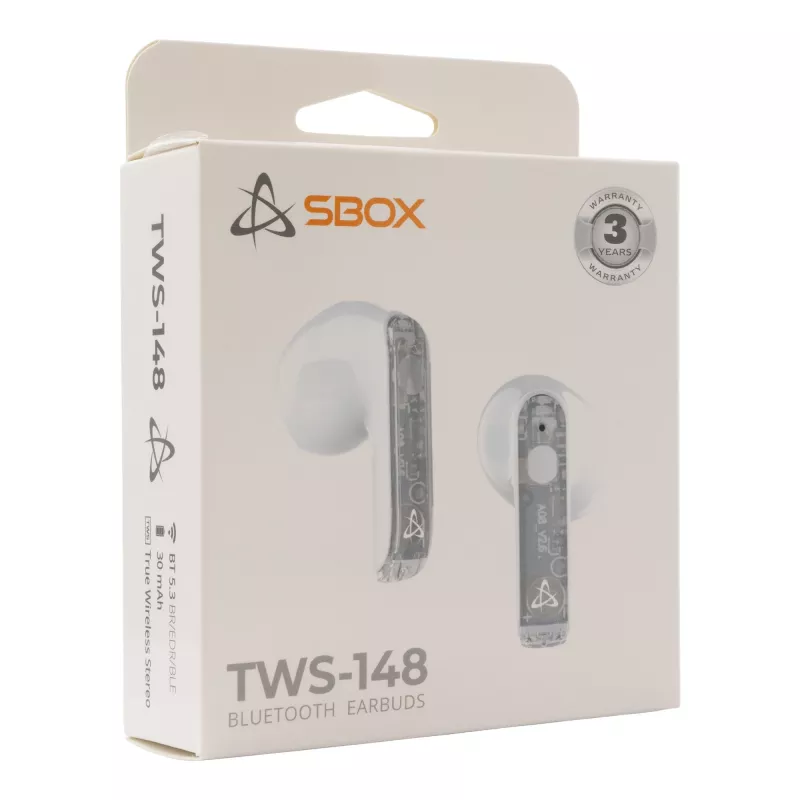Cuffie SBOX EB-TWS148 bianco