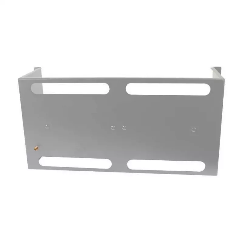 Supporto per dispositivi ALLNET per guida DIN/dispositivi su guida DIN T150mm/5HE grigio chiaro montaggio frontale