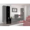 Vetrina Cama VIGO '180' 180/40/30 nero/nero lucido
