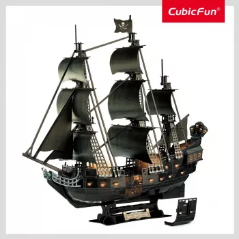 Puzzle 3D LED Queen Annes L522H — kit di montaggio decorativo illuminato con illuminazione LED