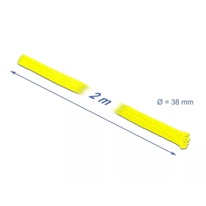 Guaina per cavi DeLOCK 20755 giallo