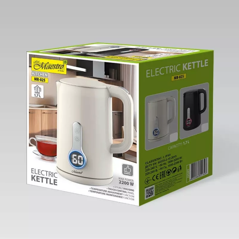 Bollitore Maestro MR-025-IVORY