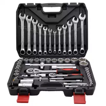 Set di chiavi a bussola Extralink Powerlink 61 pezzi con valigetta — bussole e cricchetti