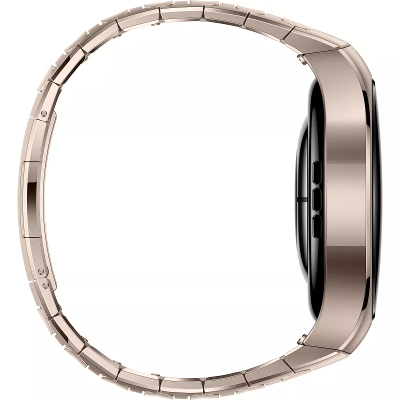 Orologio smart Huawei WATCH 5 42 mm, 1,38" AMOLED, eSIM, cinturino in titanio Sand Gold