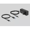 Hub USB esterno 5 Gbps DeLOCK con 10 porte + interruttore