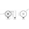 Scatola di derivazione Hikvision DS-1280ZJ-DM21 Nero Universale 4,5 kg