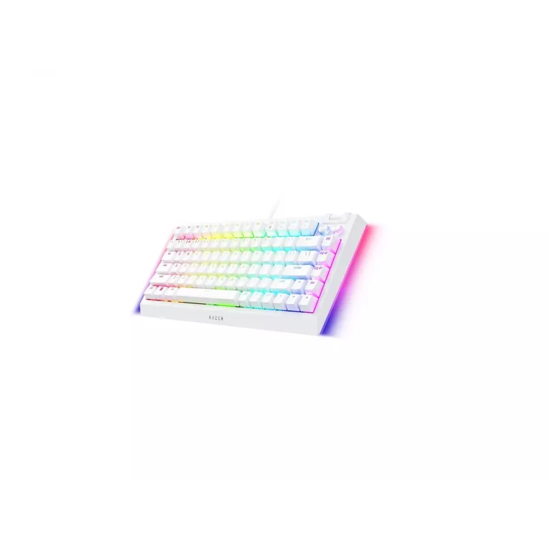 Tastiera meccanica gaming Razer BlackWidow V4 75% USB QWERTY US-inglese bianco
