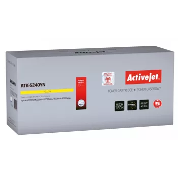Activejet ATK-5240YN Toner (sostituto per Kyocera TK-5240Y; Supreme; 3000 pagine; giallo)