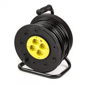 Avvolgicavo 50 m, 4 prese, 3x2,5mm²