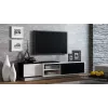 Mobile TV Cama SIGMA1 180 bianco/nero lucido