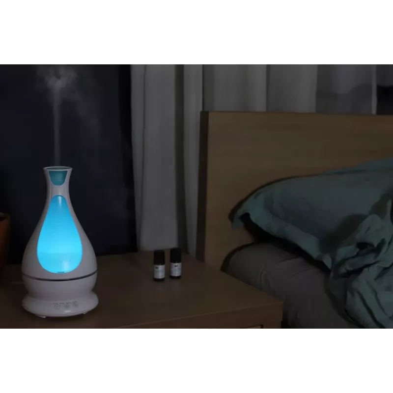 Minimu Diffusore di aromi con luce LED, 400 ml, bianco