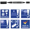 Pennarello permanente Staedtler Lumocolor permanent duo 348 B nero 1 pezzo