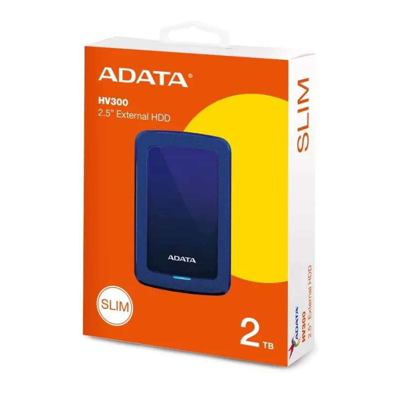 ADATA HV300 disco fisso esterno 2 TB USB 3.2 Gen 1 (3.1 Gen 1) blu