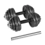 REBEL ACTIVE manubri regolabili in valigetta 30 kg con barra