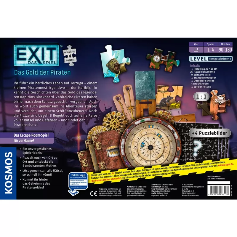 Kosmos EXIT - Il gioco puzzle 14 pz.