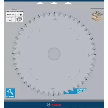 BOSCH lama per costruzioni legno 500x30x36z x3,8 opaca con chiodi ###