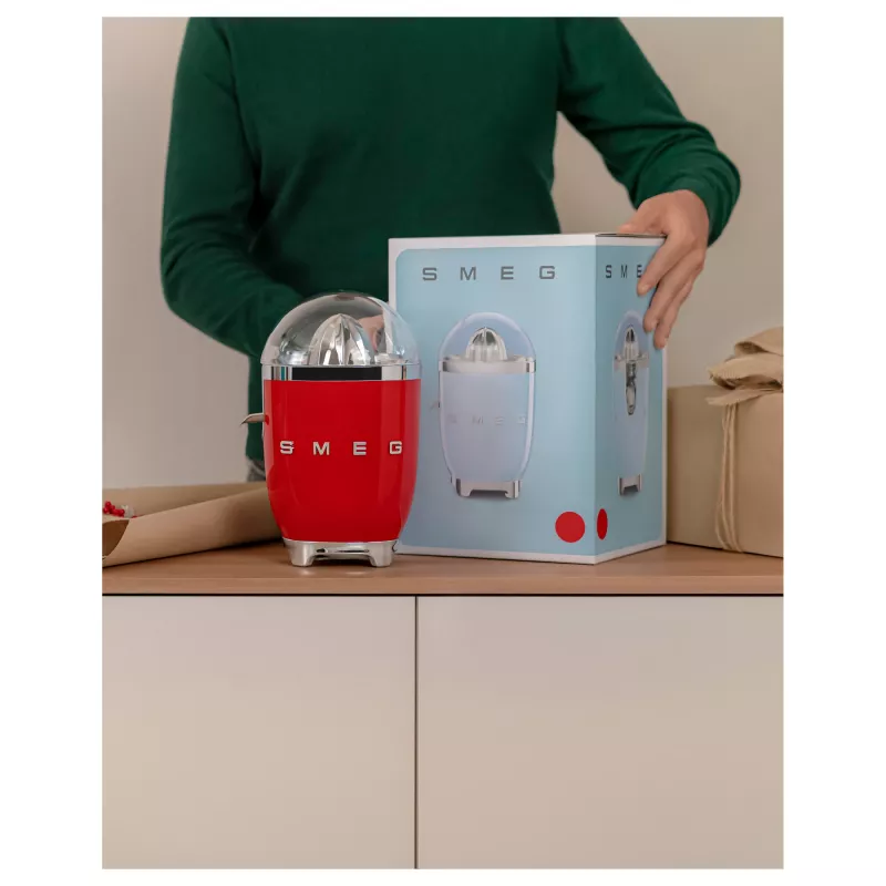 Spremiagrumi elettrico Smeg CJF11RDEU 70 W rosso acciaio inox