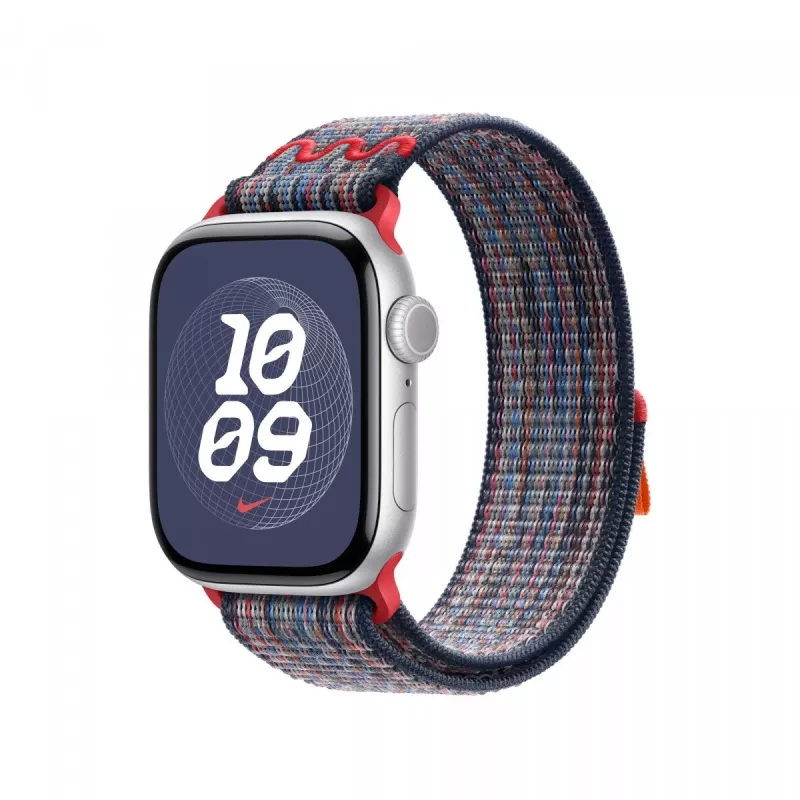 Nike Sport Loop 40 mm blu/rosso