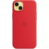 Apple iPhone 14 Plus Custodia in silicone compatibile MagSafe – (PRODUCT)RED