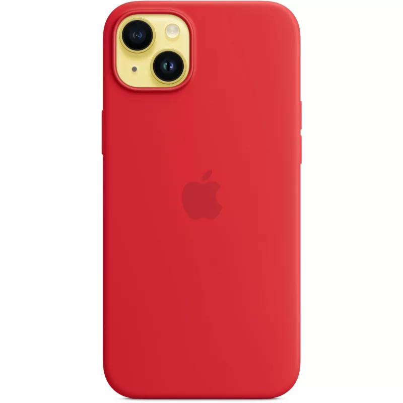 Apple iPhone 14 Plus Custodia in silicone compatibile MagSafe – (PRODUCT)RED