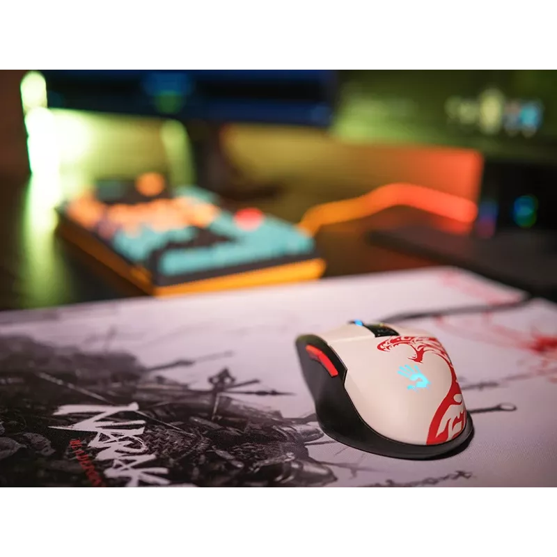 Mouse da gaming con filo A4Tech Bloody L65 MAX RGB 16000 DPI ergonomico per destrimani