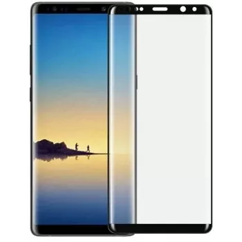 Vetro temperato protezione schermo Devia per Samsung Galaxy Note8 — 3D curvo, nero