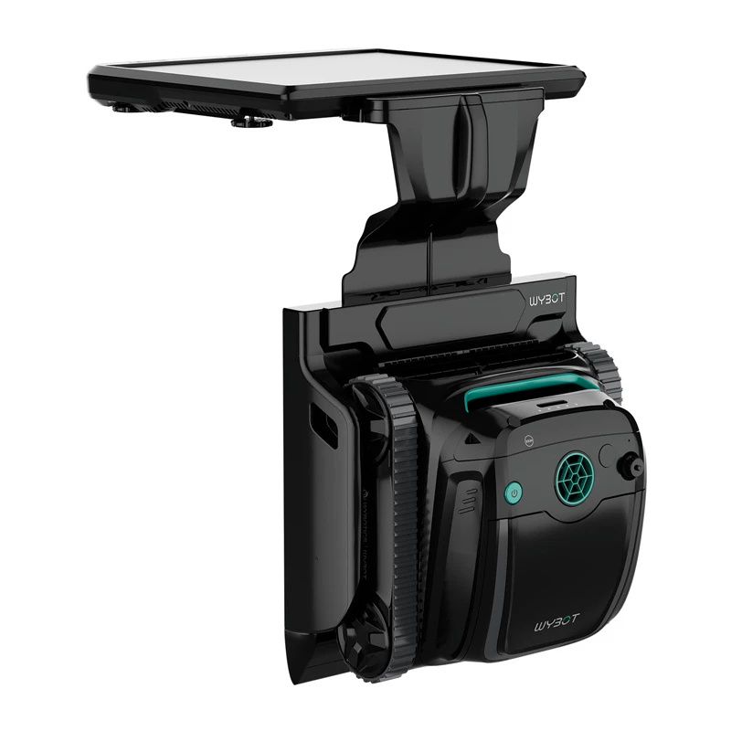 Robot pulisci piscina wireless Wybot S2 Solar — pulitore per piscina Wybot S2 Solar, funzionamento wireless