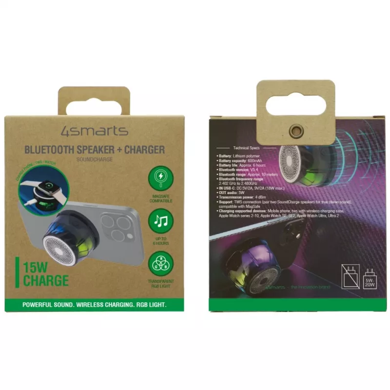 Altoparlante portatile 4smarts 541365 nero