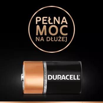 Duracell Basic D (R20) batteria — confezione da 2, celle primarie zinco-carbone