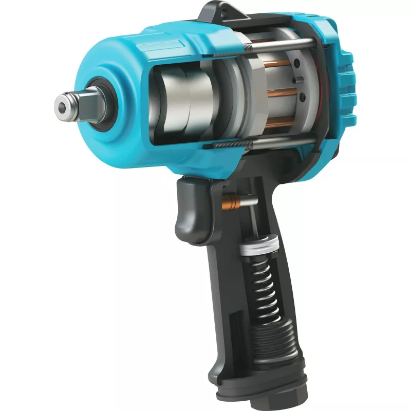 Avvitatore a impulsi Twin Turbo 9013TT, 3/4 (nero/blu, coppia di allentamento 4.100 Nm)