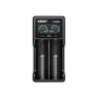 Caricabatterie XTAR VC2SL — USB 5V 1A, LCD, carica 2 celle, compatibile Li-Ion/NiMH/NiCd, formati A/AA/AAA/AAAA/C/D/SC, nero