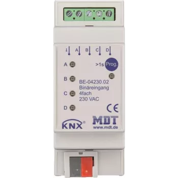 MDT BE-04230.02 Ingresso binario 4 canali, 2TE, REG (BE-04230.02)