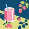 Set creativo Ravensburger CreArt set di pittura — Mocktail Raspberry (25562)