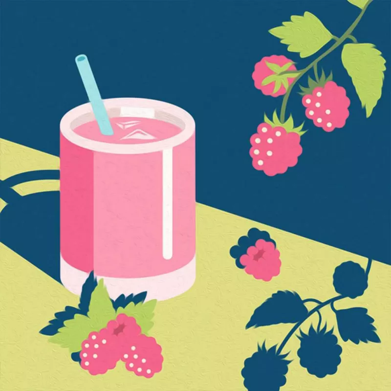 Set creativo Ravensburger CreArt set di pittura — Mocktail Raspberry (25562)