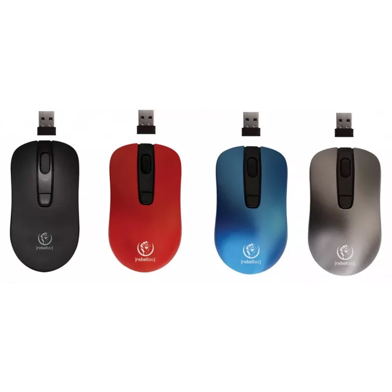 Mouse ottico wireless Rebeltec STAR nero RBLMYS00055 interfaccia